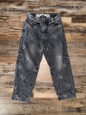 Ninth Hall Ambush black wash loose fit jeans